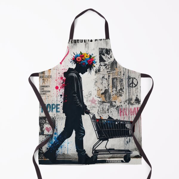Item preview, Urban Flower Head Graffiti Art Poster designed and sold by thelivingrp.