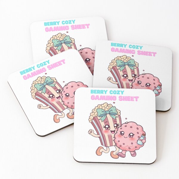 Item preview, Berry Cozy Gaming Snack Time Vector Art designed and sold by YunsCozyCorner.