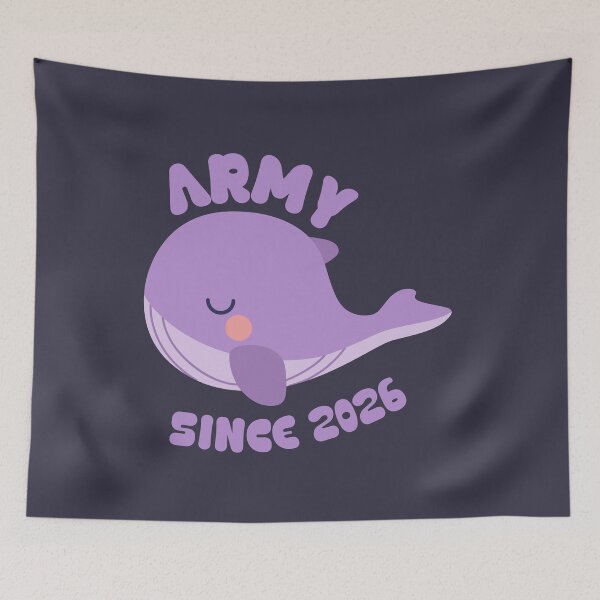 Item preview, BTS army since 2026 whale designed and sold by Morcawork.