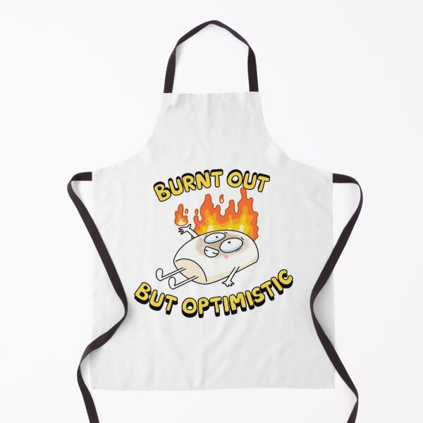 Item preview, Burnt Out But Optimistic Funny Toast Art designed and sold by OMONIMISO.
