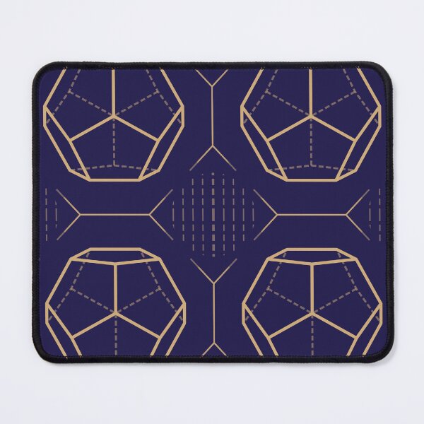 Item preview, Luxury Geometric Polygon Seamless Pattern in Gold Line Art designed and sold by Longsilp.