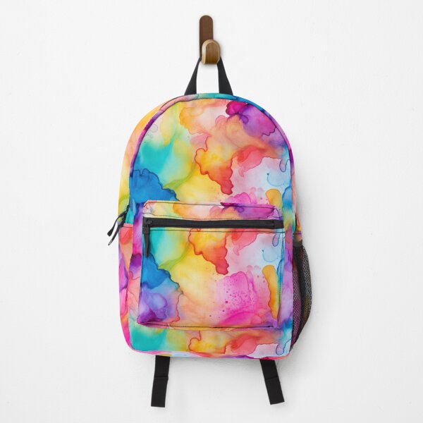 Item preview, Abstract Rainbow Ink Flow Design – Modern Aesthetic Art 1214 designed and sold by Hanna Ryan.