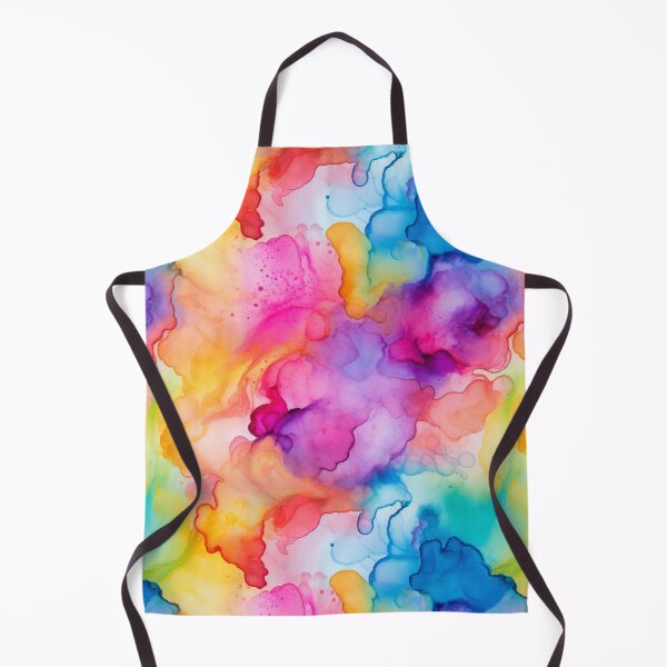 Item preview, Abstract Rainbow Ink Flow Design – Modern Aesthetic Art 1214 designed and sold by Hanna Ryan.