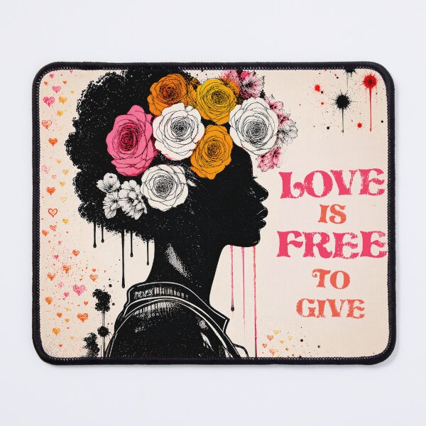 Item preview, Love is Free to Give Inspirational Graffiti Art designed and sold by thelivingrp.