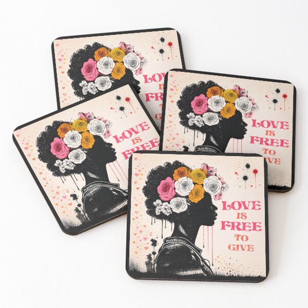 Item preview, Love is Free to Give Inspirational Graffiti Art designed and sold by thelivingrp.