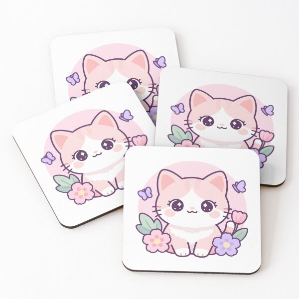 Item preview, Pastel Kitty Bloom designed and sold by funny things random.