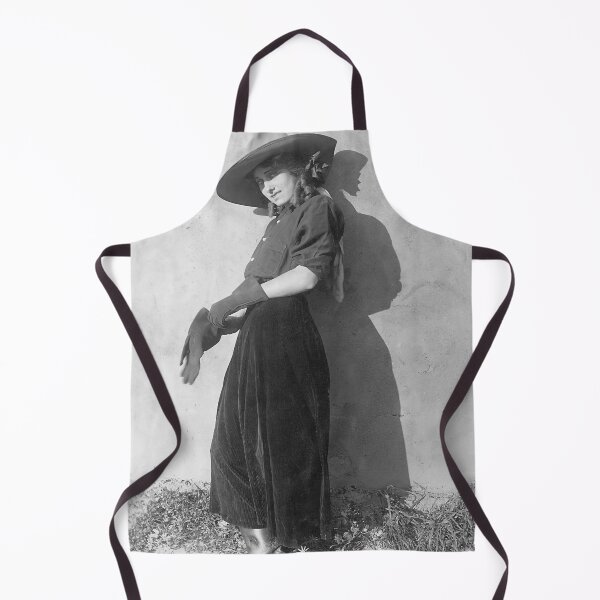 Item preview, Cowgirl, Vintage Black and White Old Photo designed and sold by modernretro.
