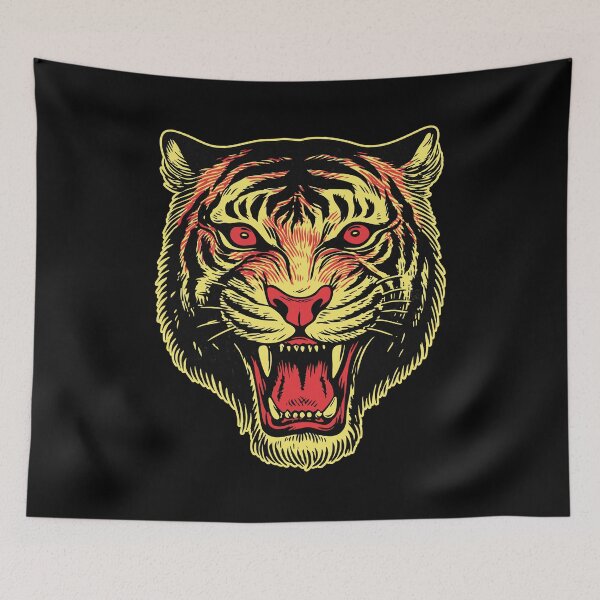 Item preview, Roaring Tiger Head Fierce Big Cat designed and sold by trajeado14.