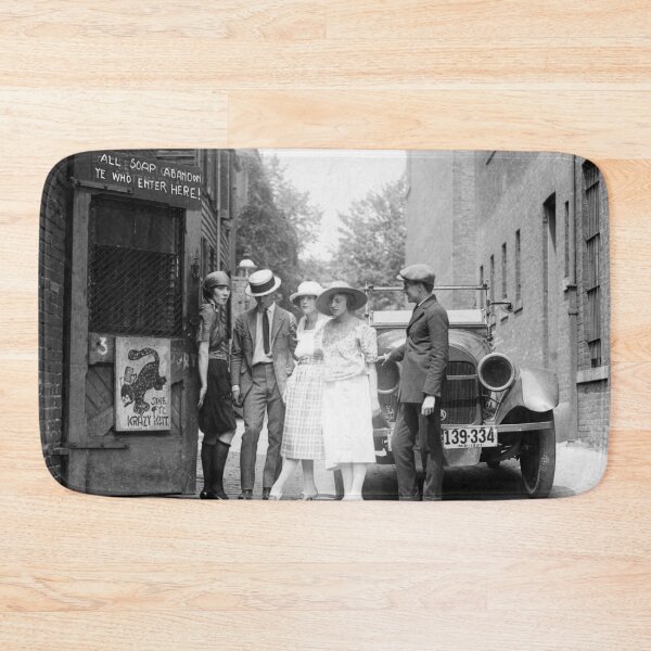 Item preview, Young People at Speakeasy Bar, Prohibition, Vintage Black and White Old Photo designed and sold by modernretro.