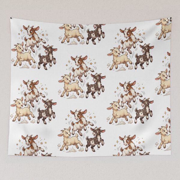 Item preview, Cute Playful Goats designed and sold by JocartyGifts.