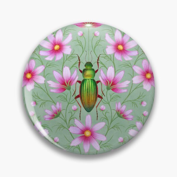 Item preview, Beetle and Cosmos designed and sold by Caitie-M.
