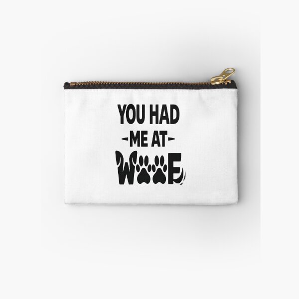 Item preview, You Had Me At Woof Dog Lover Typography Design designed and sold by Lovestickerco.