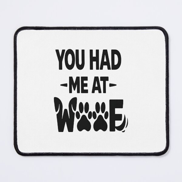 Item preview, You Had Me At Woof Dog Lover Typography Design designed and sold by Lovestickerco.