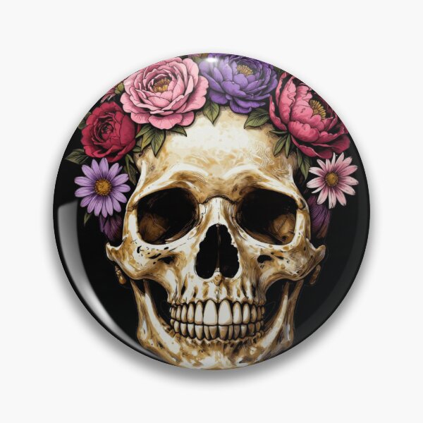 Item preview, Blooming Skull designed and sold by funny things random.