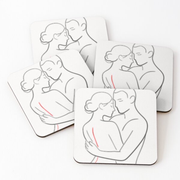 Item preview, Minimalist Couple Line Art  designed and sold by Studio pod Burom.