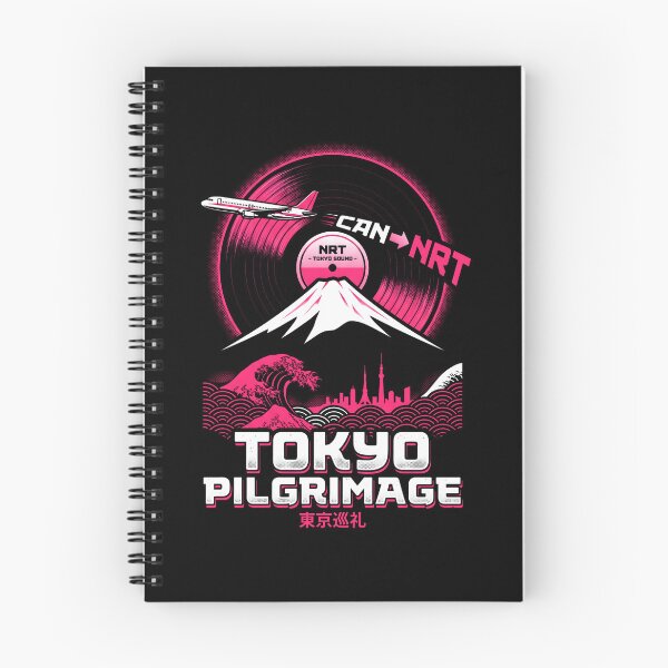 Item preview, Tokyo Pilgrimage Sound Retro Travel Vinyl Graphic designed and sold by SplashTastic.