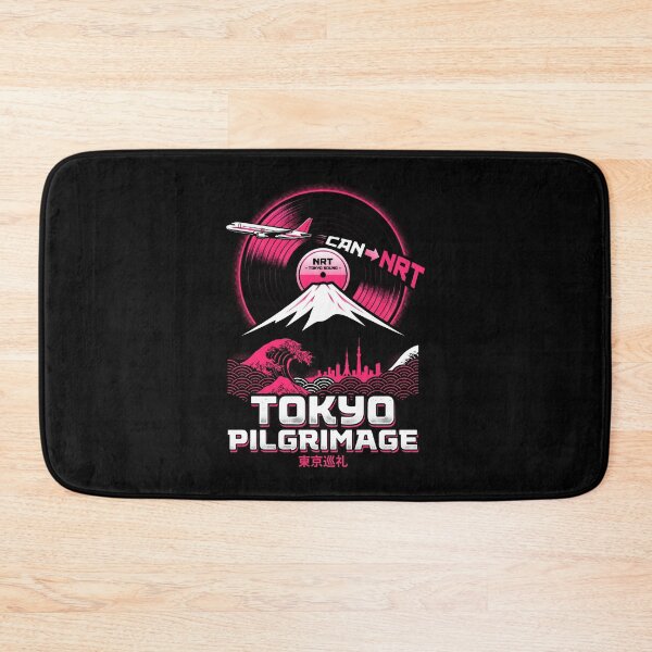 Item preview, Tokyo Pilgrimage Sound Retro Travel Vinyl Graphic designed and sold by SplashTastic.