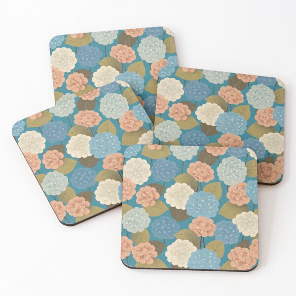 Item preview, Pastel Hydrangea Pattern designed and sold by mellow-koko.