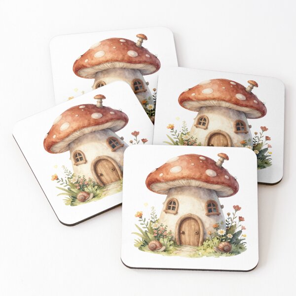 Item preview, Enchanted Mushroom Cottage designed and sold by funny things random.