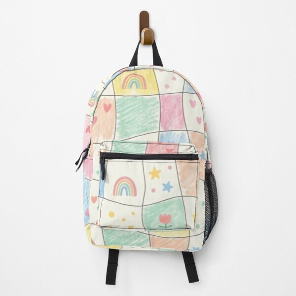 Item preview, Playful Nursery Love Pastel Rainbow Seamless Pattern designed and sold by InnerwayStudio.