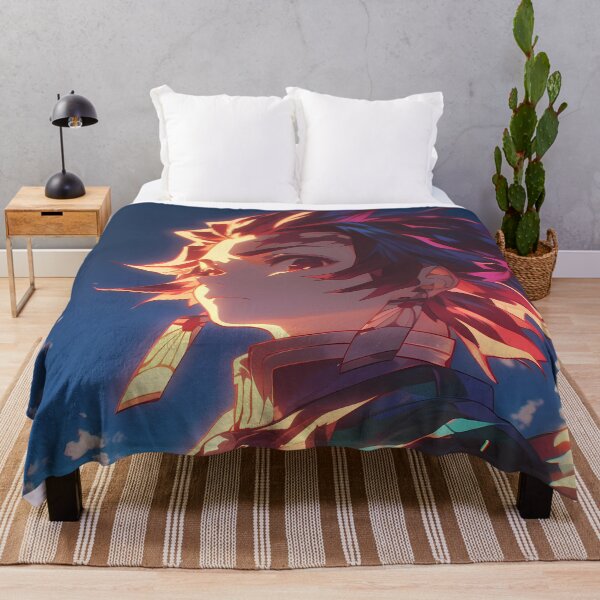 Item preview, Tanjiro Kamado Demon Slayer Fiery Sunset Resolve designed and sold by SuperTeamCanada.