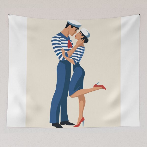 Item preview,  Sailor Couple Art designed and sold by Studio pod Burom.