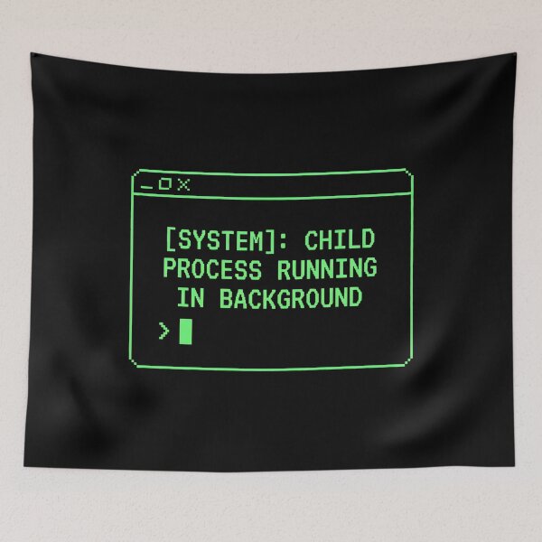 Item preview, Retro Computer Terminal Child Process Baby Announcement designed and sold by SplashTastic.