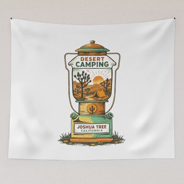 Item preview, Desert Camping Joshua Tree T-Shirt designed and sold by Matinez Pink.