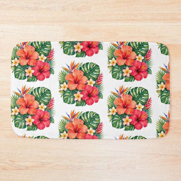 Item preview, Tropical Paradise Floral designed and sold by DeepRedBubble.
