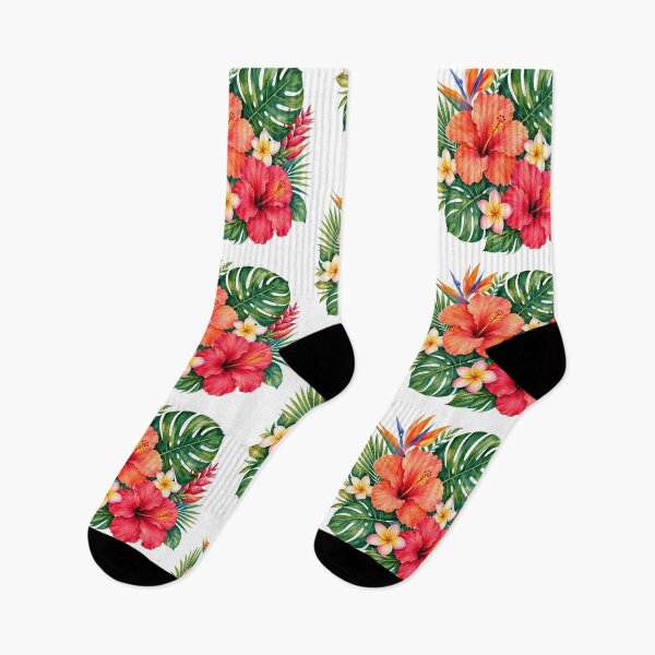 Item preview, Tropical Paradise Floral designed and sold by DeepRedBubble.