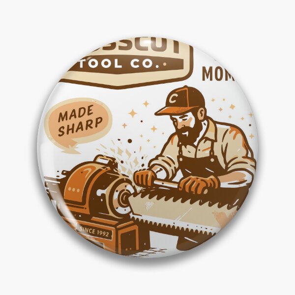 Item preview, Crosscut Tool Co. Saw Sharpening T-Shirt designed and sold by Matinez Pink.