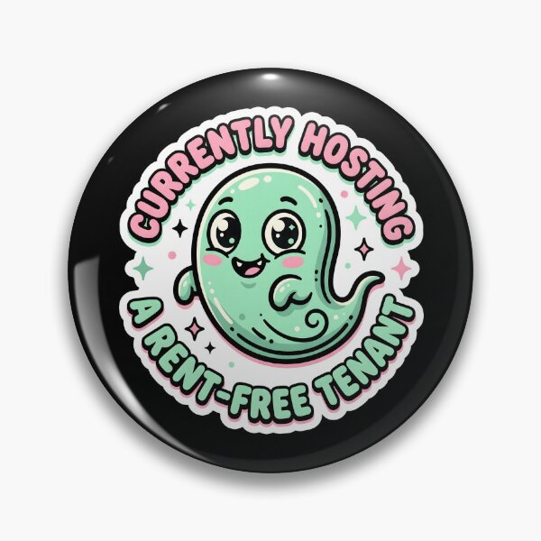 Item preview, Cute Pastel Ghost Rent Free Tenant Baby News designed and sold by SplashTastic.