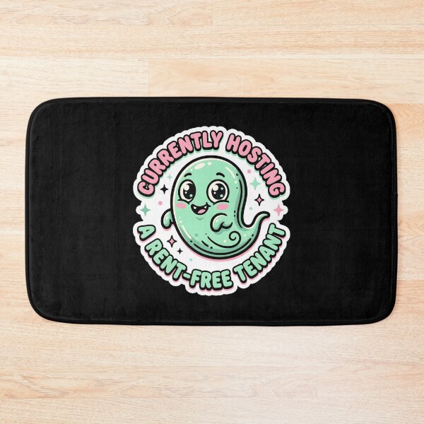 Item preview, Cute Pastel Ghost Rent Free Tenant Baby News designed and sold by SplashTastic.