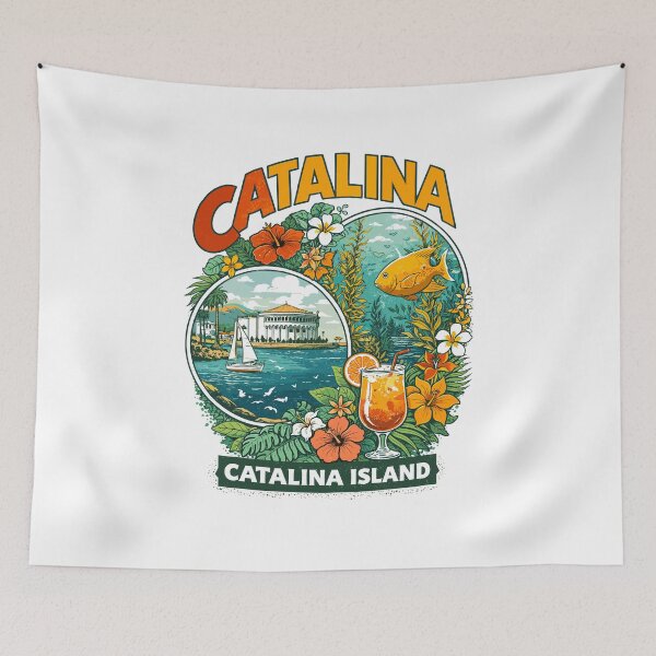 Item preview, Catalina Island Tropical Paradise designed and sold by Matinez Pink.
