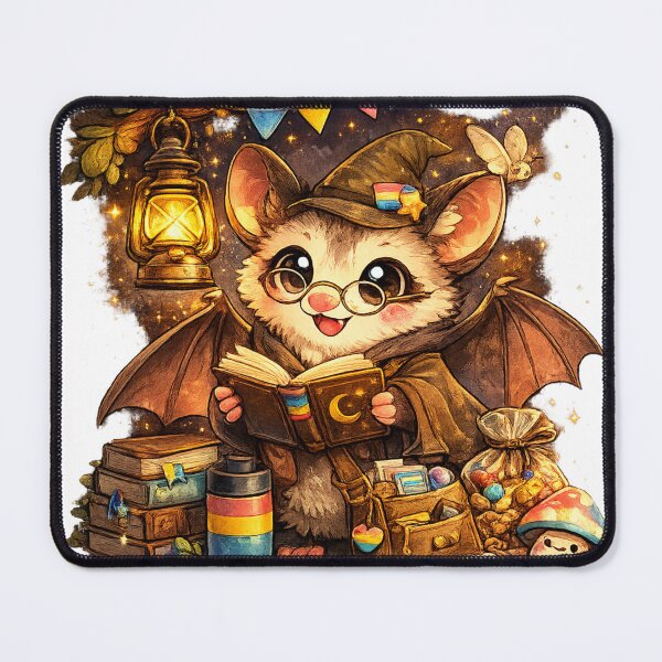 Item preview, Pan Pride Campfire Book Bat designed and sold by Candlelit Catastrophes.