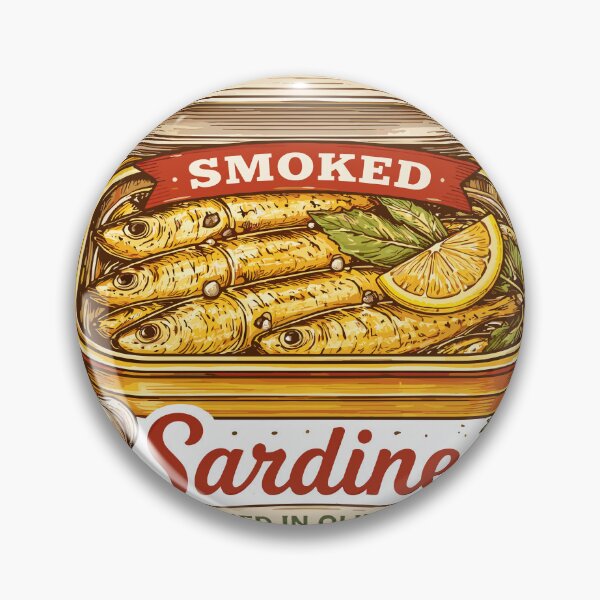 Item preview, Smoked Sardines in Olive Oil T-Shirt designed and sold by Matinez Pink.