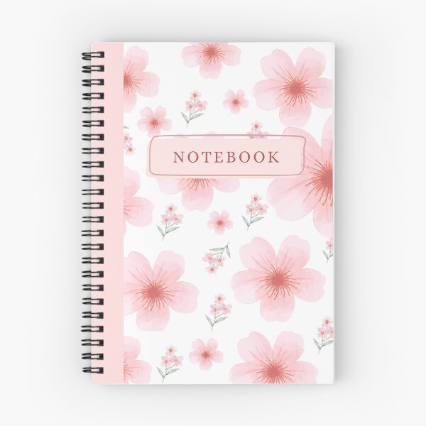Item preview, Pink Sakura flower Notebook designed and sold by KozyLeaf Studio.