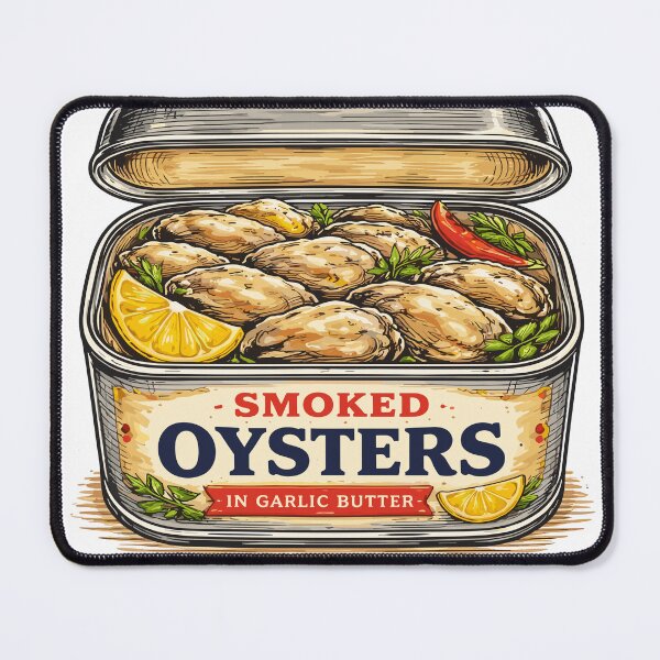 Item preview, Smoked Oysters Garlic Butter T-Shirt designed and sold by Matinez Pink.