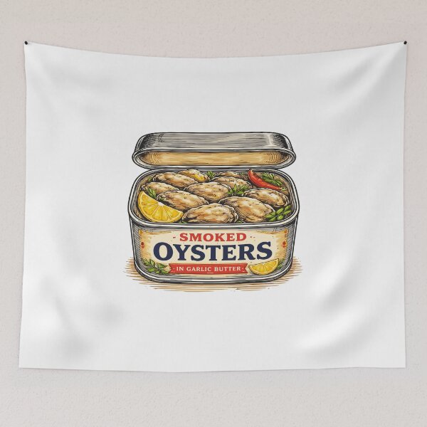 Item preview, Smoked Oysters Garlic Butter T-Shirt designed and sold by Matinez Pink.