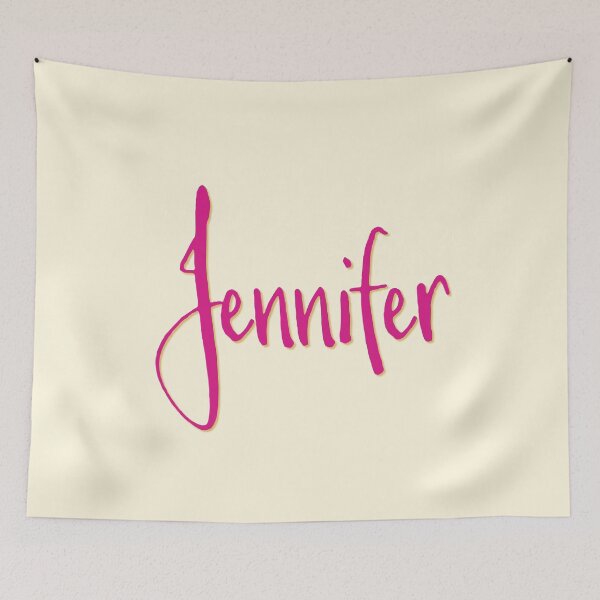 Item preview, JENNIFER personalized type design designed and sold by CharlottePlaceArt.