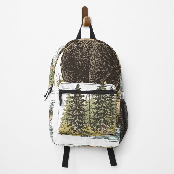 Item preview, Bear Family in Forest Waterfall designed and sold by Matinez Pink.