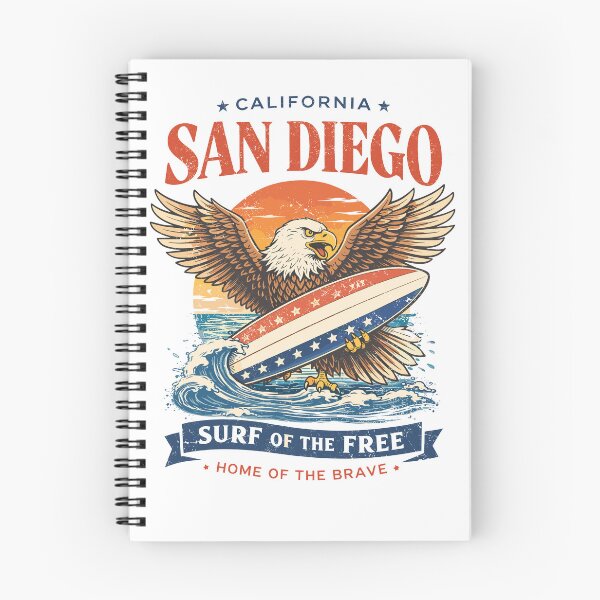 Item preview, San Diego Surf Eagle T-Shirt designed and sold by Matinez Pink.