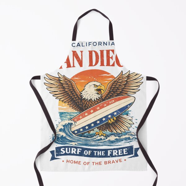 Item preview, San Diego Surf Eagle T-Shirt designed and sold by Matinez Pink.