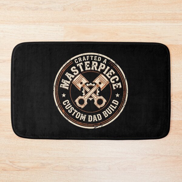 Item preview, Vintage Garage Badge Custom Dad Build Announcement designed and sold by SplashTastic.