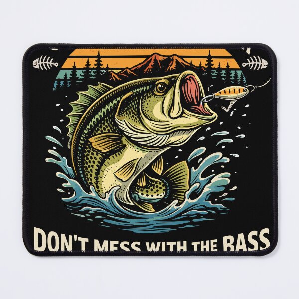 Item preview, Fishing Bass T-Shirt designed and sold by Matinez Pink.