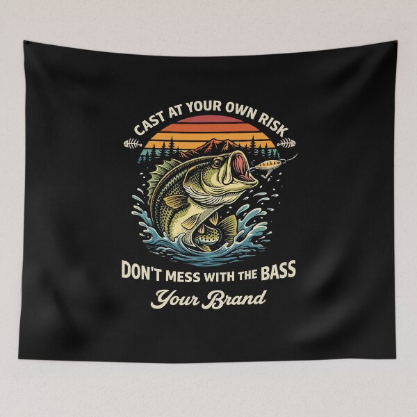 Item preview, Fishing Bass T-Shirt designed and sold by Matinez Pink.