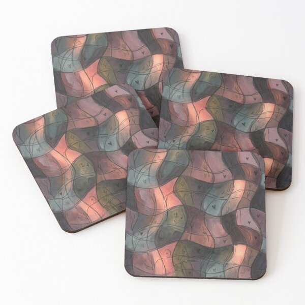 Item preview, Dark Romantic Love Pastel Gothic Seamless Pattern designed and sold by InnerwayStudio.
