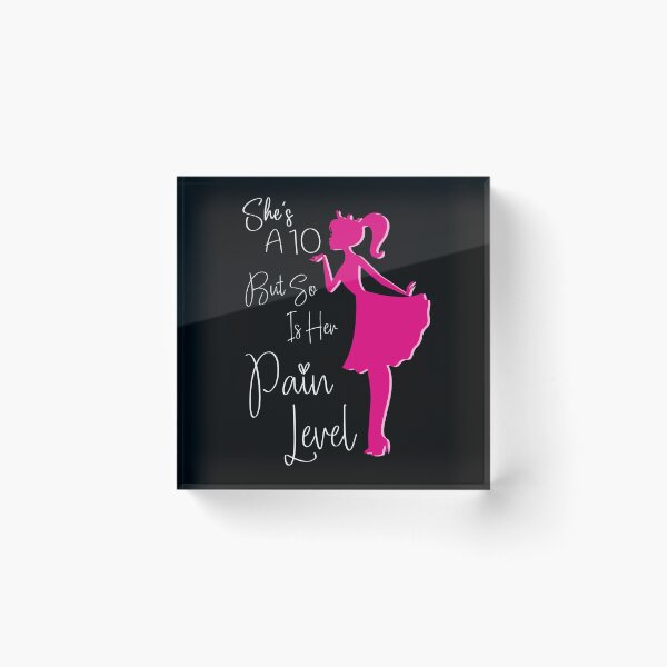 Item preview, She's A 10, But... - Dark Backgrounds designed and sold by ThisNThatCrafts.