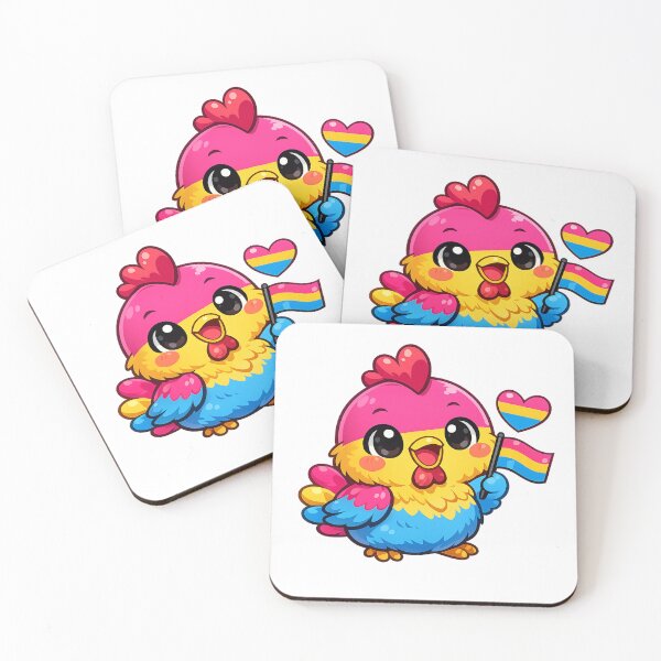 Item preview, Pan Pride Happy Chicken designed and sold by Candlelit Catastrophes.