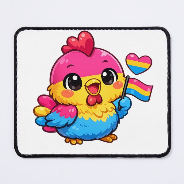 Item preview, Pan Pride Happy Chicken designed and sold by Candlelit Catastrophes.